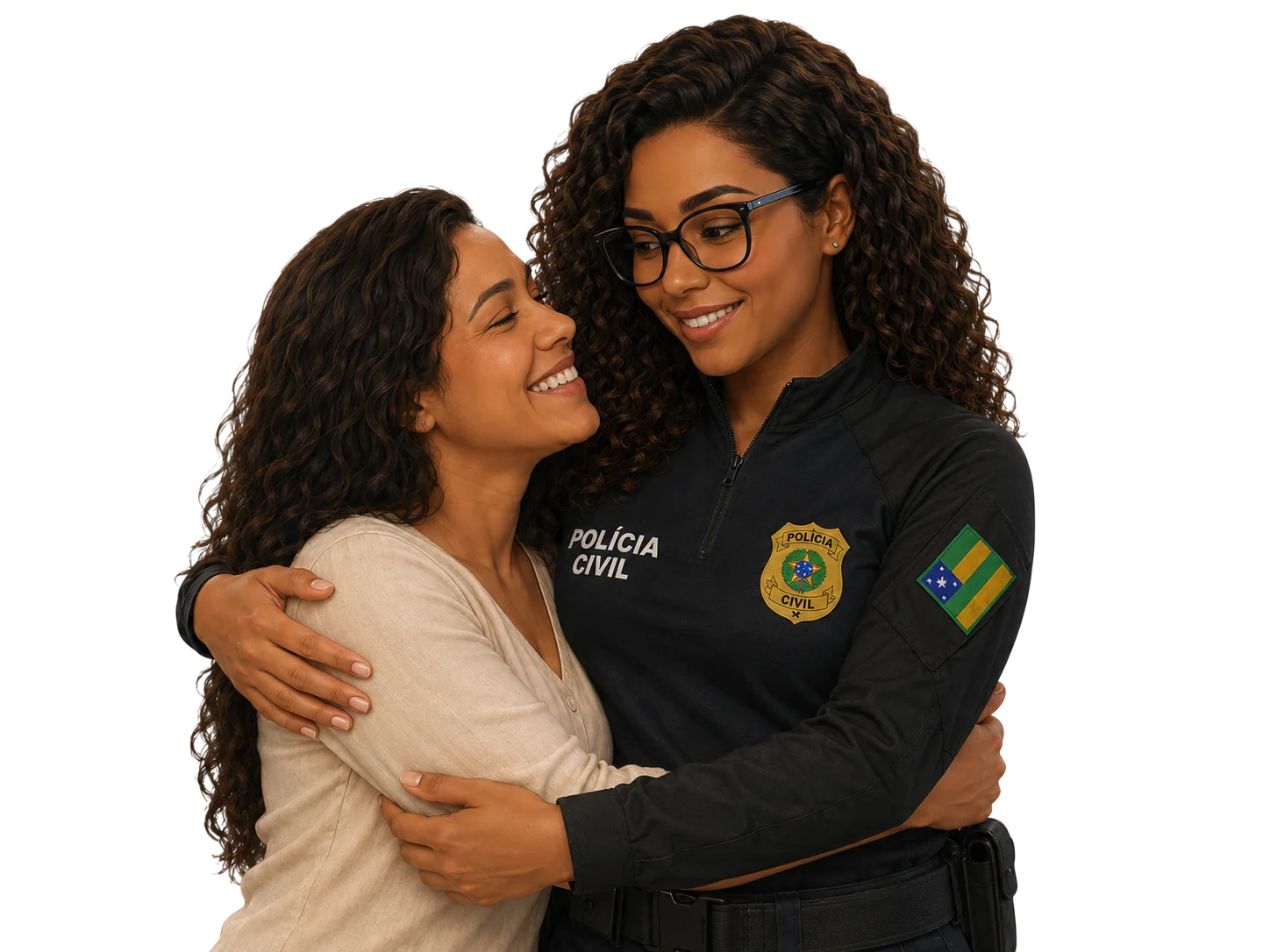 Mulher livre, representando esperança e recomeço